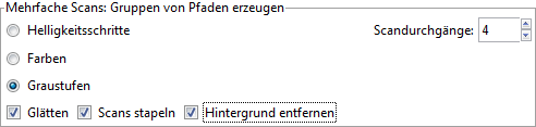 Einstellungen des Vektorisierers